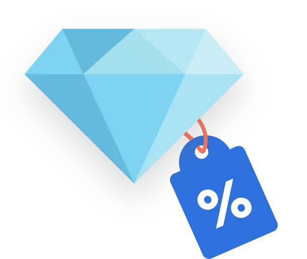 No commissioned salespeople icon